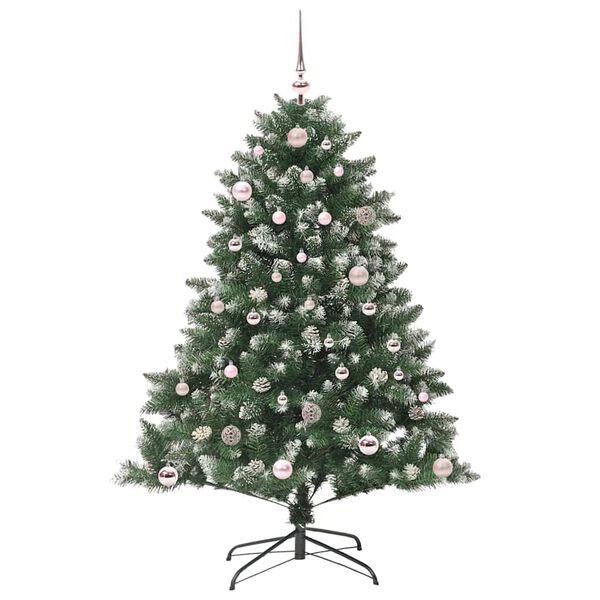 vidaXL Sapin de No&euml;l artificiel Vert 150 cm PVC, plastique et acier