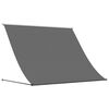 vidaXL Auvent r&eacute;tractable anthracite 200x150 m tissu et acier