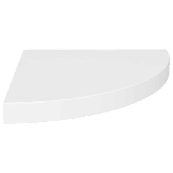 vidaXL Étagères d'angle flottantes 4 pcs blanc 35x35x3,8 cm MDF