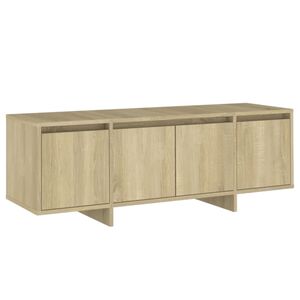 vidaXL Meuble TV ch&ecirc;ne sonoma 120x30x40,5 cm bois d'ing&eacute;nierie