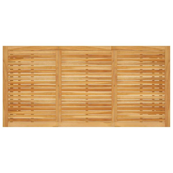 vidaXL Table à manger de jardin 206x100x74 cm Bois d'acacia massif