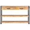 vidaXL Buffet 120x30x75 cm Bois de manguier massif brut