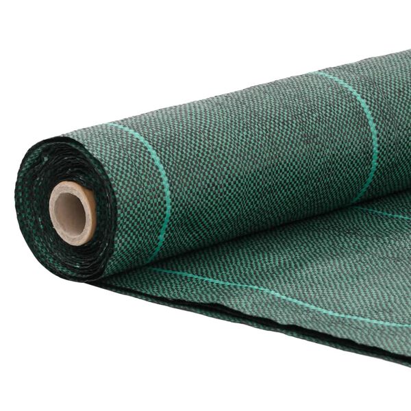 vidaXL Membrane anti-mauvaises herbes vert 1x50 m PP