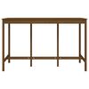 vidaXL Table de bar Marron miel 180x80x110 cm Bois massif de pin
