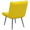 vidaXL Chaise de relaxation jaune 64x74x84 cm velours