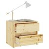 vidaXL Table de chevet 40x30,5x35,5 cm Bois de sapin solide
