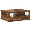 vidaXL Table de chevet Ch&ecirc;ne fum&eacute; 40 x 31 x 15 cm Bois d'ing&eacute;nierie