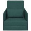 vidaXL Canap&eacute;-Lit 60cm Vert fonc&eacute; tissu