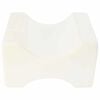 vidaXL Knee Pillow Blanc Mousse &agrave; m&eacute;moire et polyester