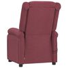 vidaXL Fauteuil &eacute;lectrique de massage Bordeaux Tissu