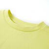 Sweatshirt pour enfants jaune 116