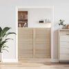 vidaXL Porte de Cabinet avec porte 2 pcs Naturel 110 x 2,1 x 59,5 cm