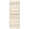 vidaXL Serviettes de toilette FROGN 10 pi&egrave;ces Cr&egrave;me 30x30 cm 360 g/m&sup2;