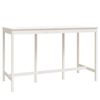 vidaXL Ensemble de bar 9 pcs Blanc Bois de pin massif