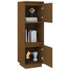 vidaXL Buffet haut Marron miel 38x35x117 cm Bois massif de pin