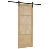vidaXL Porte coulissante 86 x 211 cm Bois de pin massif