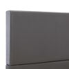 vidaXL Cadre de lit sans matelas gris similicuir 90x200 cm
