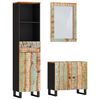 vidaXL Ensemble de meubles de salle de bain 3 pcs bois massif r&eacute;cup&eacute;r&eacute;