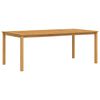 vidaXL Ensemble de salle &agrave; manger pour jardin 7 pcs Marron