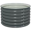 vidaXL Lit sur&eacute;lev&eacute; de jardin 80x80x44 cm Acier galvanis&eacute; Gris