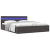 vidaXL Cadre de lit &agrave; rangement hydraulique sans matelas 180x200 cm