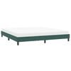 vidaXL Cadre de lit sans matelas vert foncé 200x220 cm velours
