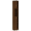 vidaXL Armoire de bain Chêne marron 32x25,5x190 cm Bois d'ingénierie