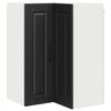 vidaXL Armoire de cuisine Noir 57 x 57 x 80 cm Bois d'ing&eacute;nierie