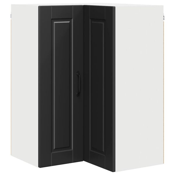 vidaXL Armoire de cuisine Noir 57 x 57 x 80 cm Bois d'ing&eacute;nierie