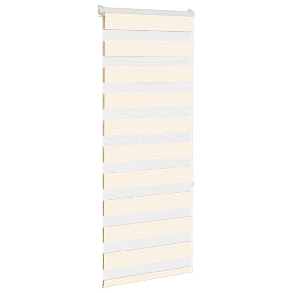vidaXL Store z&egrave;bre beige marbr&eacute; largeur du tissu 60,9 cm polyester