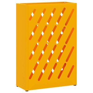 vidaXL Stand de Parapluie de Pluie Jaune moutarde 28 x 12 x 41 cm