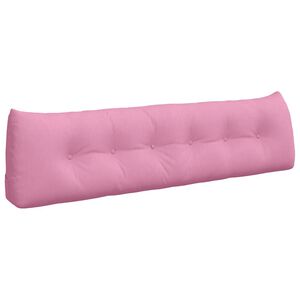 vidaXL Coussin de Dos Rose 180 x 24 x 50 cm tissu