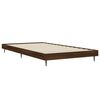 vidaXL Cadre de lit sans matelas ch&ecirc;ne marron 90x200cm bois ing&eacute;nierie