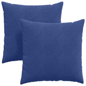 vidaXL Coussins de canap&eacute; 2 pcs Bleu police 60 x 60 cm