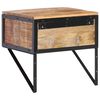vidaXL Table de chevet 40x35x40 cm bois de manguier massif