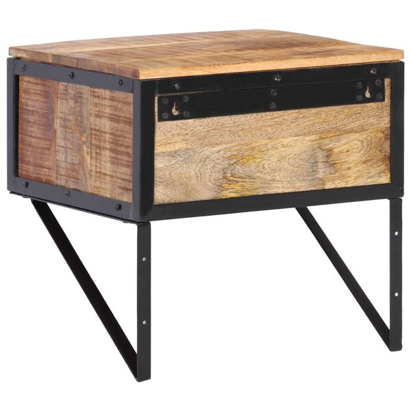 vidaXL Table de chevet 40x35x40 cm bois de manguier massif