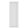 vidaXL Armoire murale de salle de bain BERG blanc bois massif