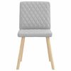 vidaXL Chaises à manger lot de 2 gris nuage tissu