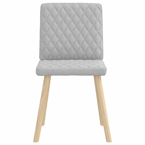 vidaXL Chaises à manger lot de 2 gris nuage tissu