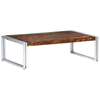 vidaXL Table basse 120 x 60 x 35 cm Bois de récupération solide