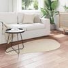 vidaXL Tapis de surface HUARTE Beige 80 x 150 cm Polyester