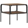 vidaXL Table d'appoint Bois ancien 100 x 50 x 46 cm Bois d'ing&eacute;nierie
