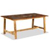 vidaXL Table de salle &agrave; manger Bois de r&eacute;cup&eacute;ration massif 180 cm