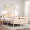 vidaXL Cadre de lit sans matelas 120x200 cm bois massif