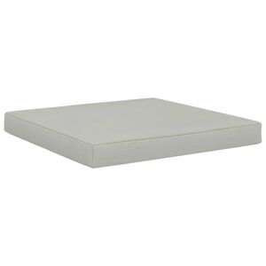 vidaXL Coussin de plancher de palette 60x61,5x6 cm Beige Tissu