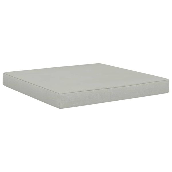 vidaXL Coussin de plancher de palette 60x61,5x6 cm Beige Tissu