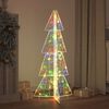 vidaXL Sapin de No&euml;l avec 100 LED Multicolore 120 cm Acrylique