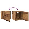 vidaXL Meuble TV Bois ancien 30,5 x 30 x 30 cm Bois d'ing&eacute;nierie