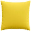 vidaXL Coussins de canap&eacute; 2 pcs Jaune clair 60 x 60 cm tissu