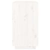 vidaXL Buffet Blanc 100x40x75 cm Bois massif de pin
